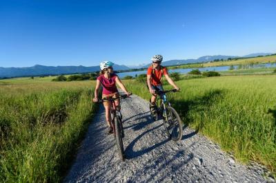 Radfahrer bei Uffing