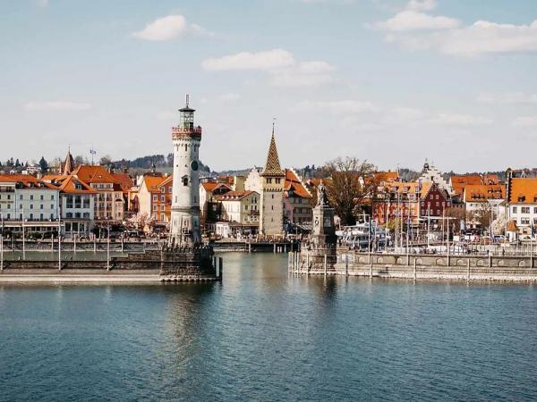 Lindau Blick auf den Hafen