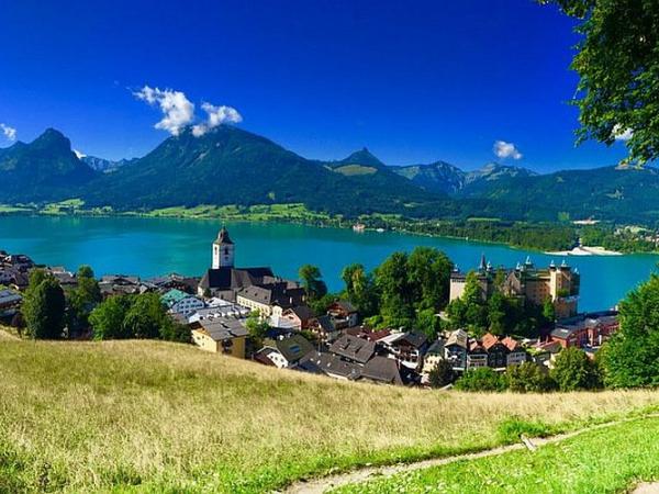 Blick auf St. Wolfgang