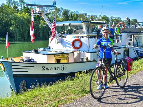 Zwaantje mit Radfahrer