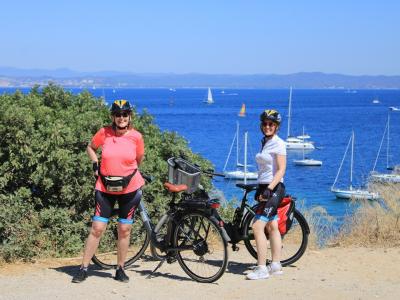 Ingrid und Carina in Porquerolles
