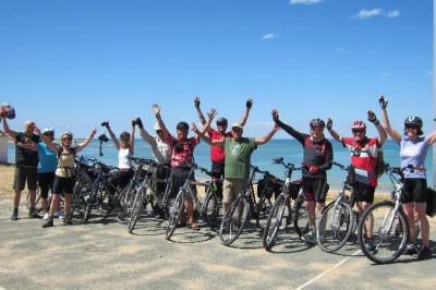 Radlergruppe in Ol�ron