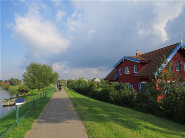 Radweg in Rusne