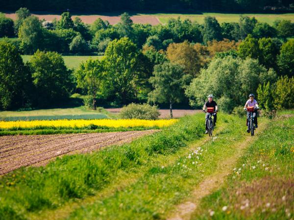 Radfahren in der Weserlandschaft