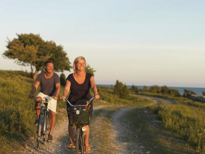 Radler auf der Gotland Rundreise