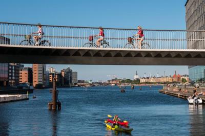 Radfahrerbrücke in Kopenhagen