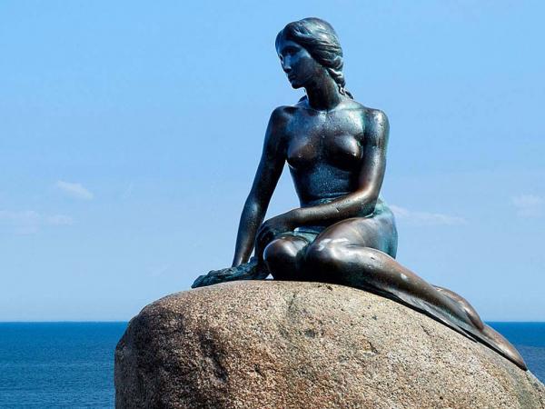 Kleine Meerjungfrau Statue in Kopenhagen
