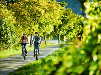 Unterwegs am Moselradweg