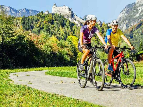 Hohenwerfen Castle - Tauern cycle path 