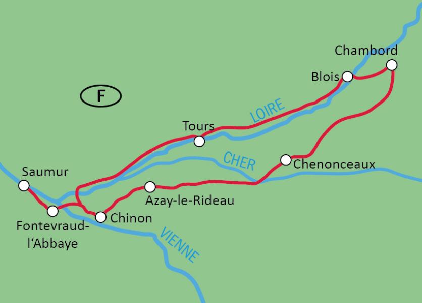 Schlösser der Loire auf Radreisen entdecken I radreisen.at