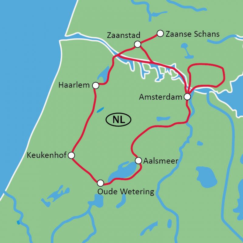 Karte Tulpenblte Rad+Schiff