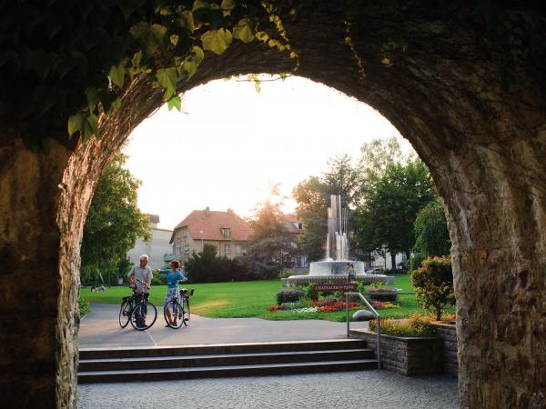 Radler beim Theater der Stadt Schweinfurt