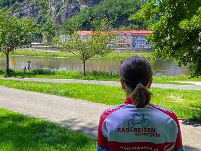 Radpause vor Decin