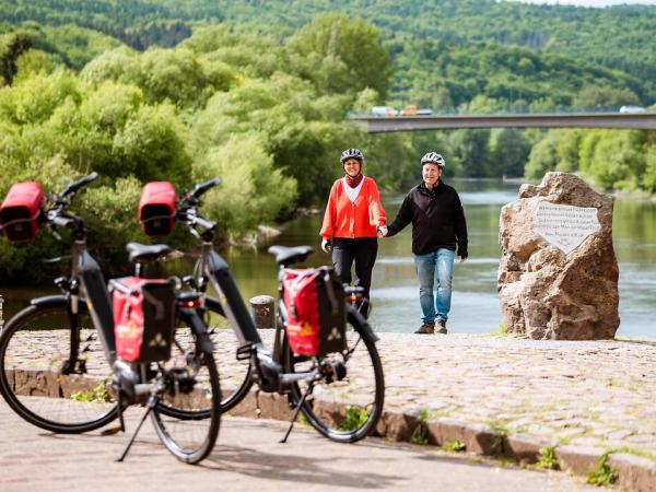 Weserzusammenfluss von Werra und Fulda