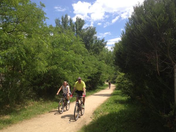 Radlergruppe unterwegs