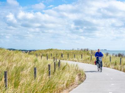 Radfahrer auf Texel
