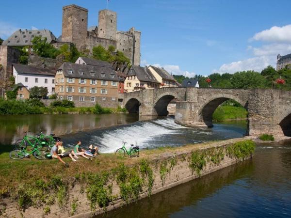 Radlerpause bei Runkel